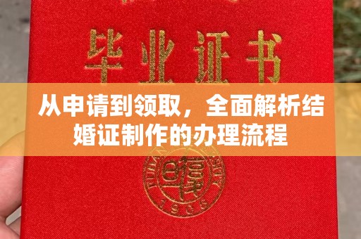 思明从申请到领取，全面解析结婚证制作的办理流程