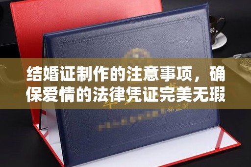 安徽结婚证制作的注意事项，确保爱情的法律凭证完美无瑕